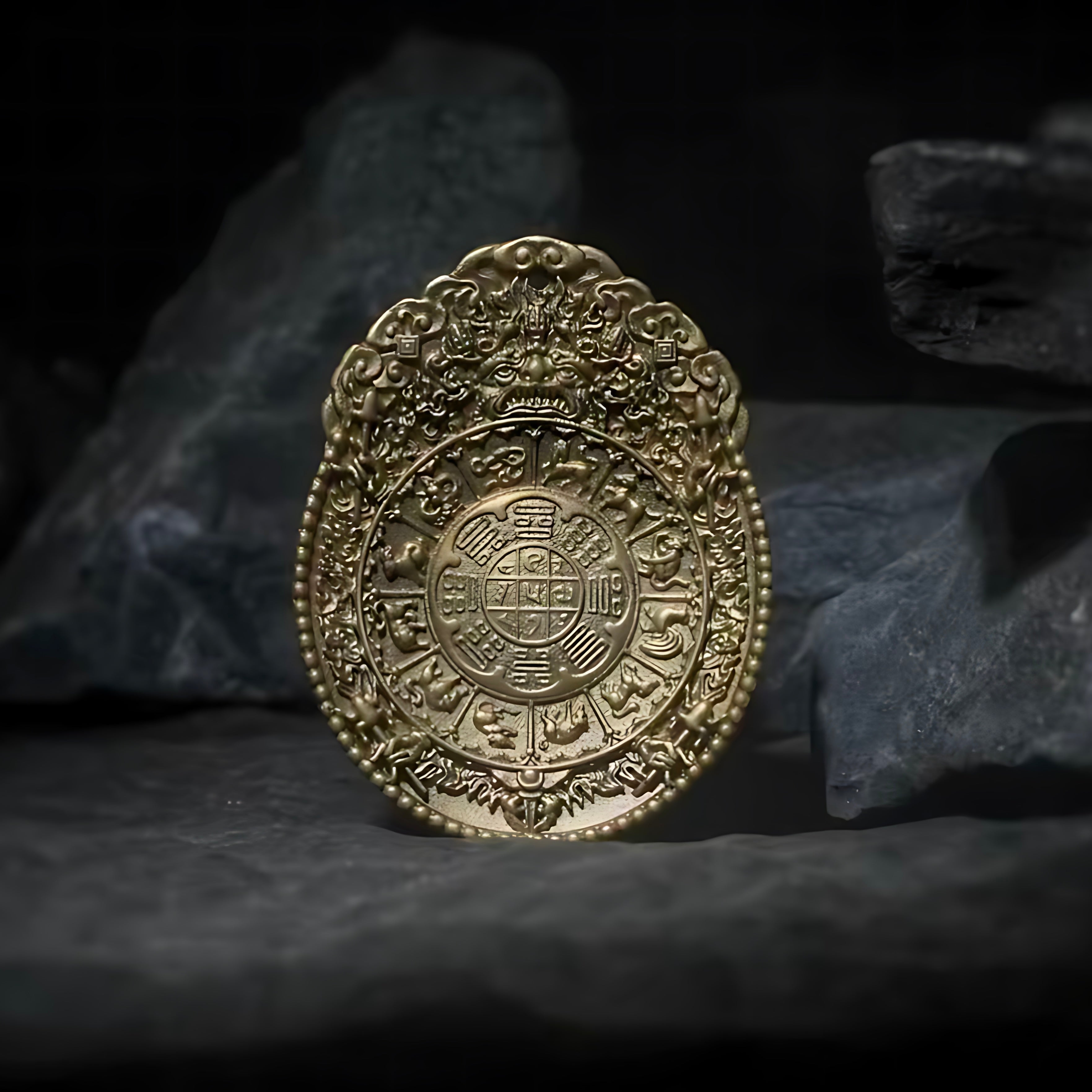 Restrike of the Ming Dynasty Yongle Nine Palaces and Eight Trigrams Plaque