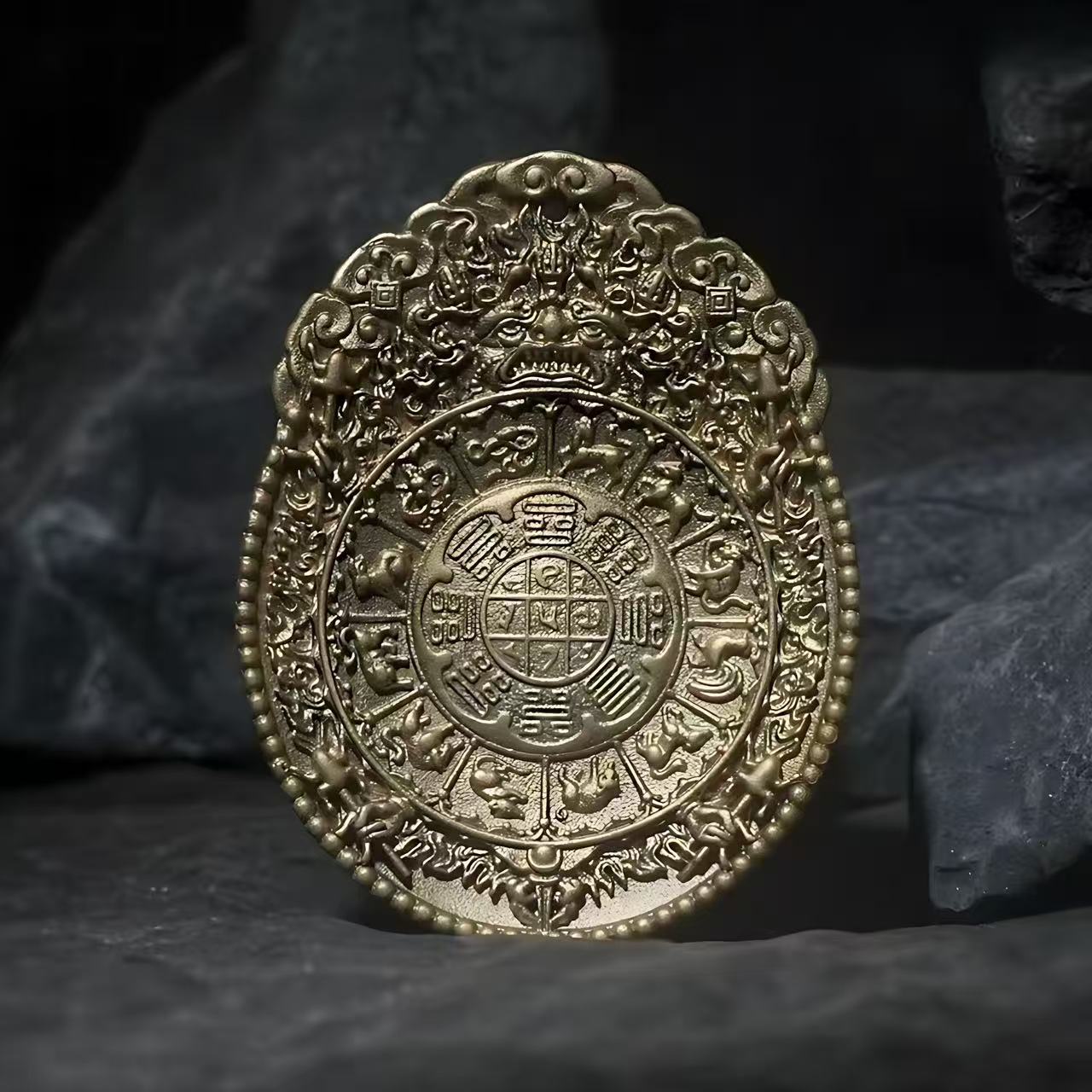 Restrike of the Ming Dynasty Yongle Nine Palaces and Eight Trigrams Plaque