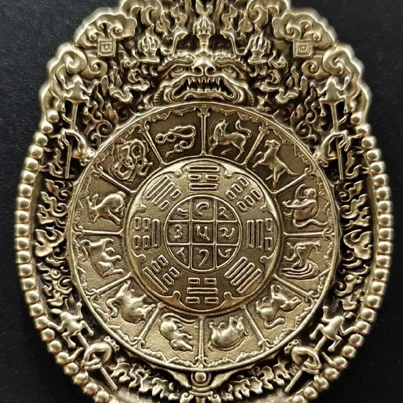 Restrike of the Ming Dynasty Yongle Nine Palaces and Eight Trigrams Plaque