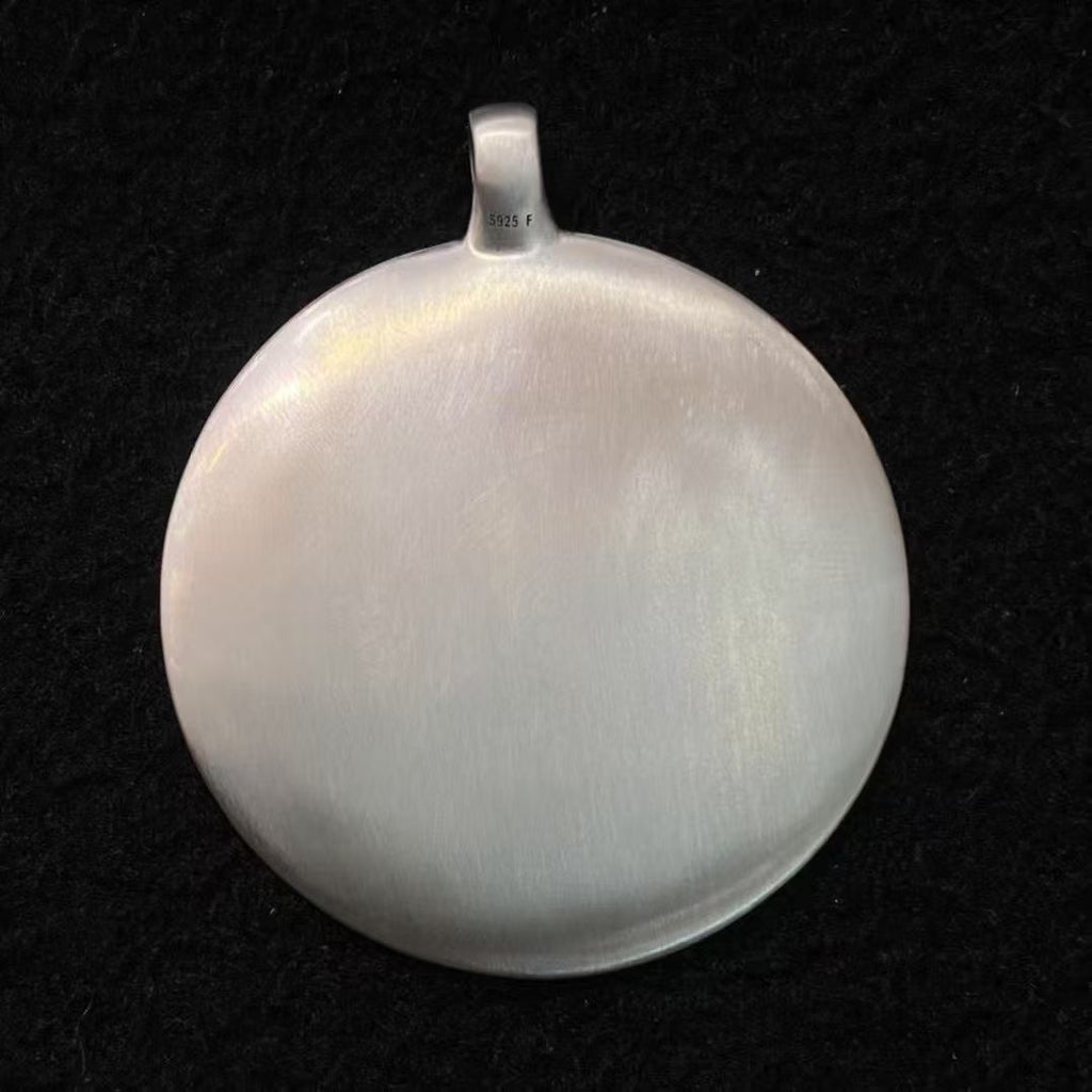 S925 Silver Exquisite Nine Palaces and Eight Trigrams Plate