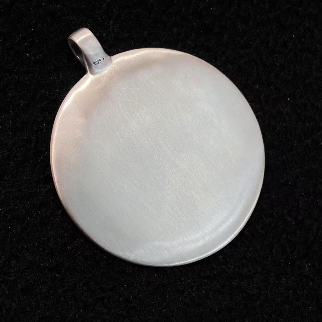 S925 Silver Exquisite Nine Palaces and Eight Trigrams Plate