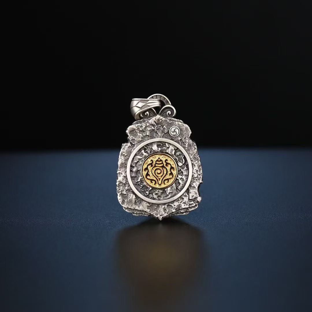 Skull Guardians (Charnel Ground Lords) Pendant in S925 Silver