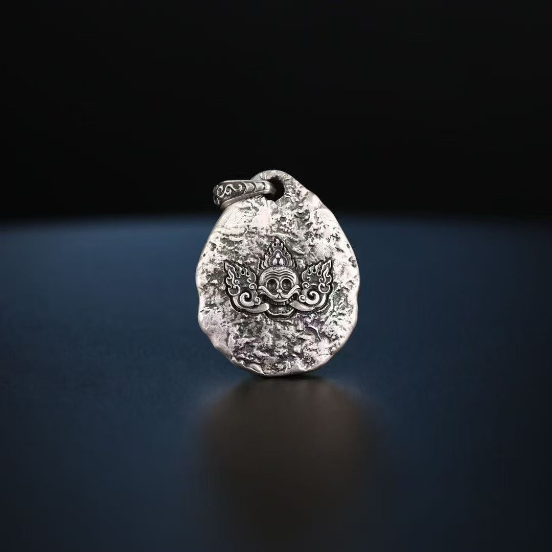 Skull Guardians (Charnel Ground Lords) Pendant in S925 Silver