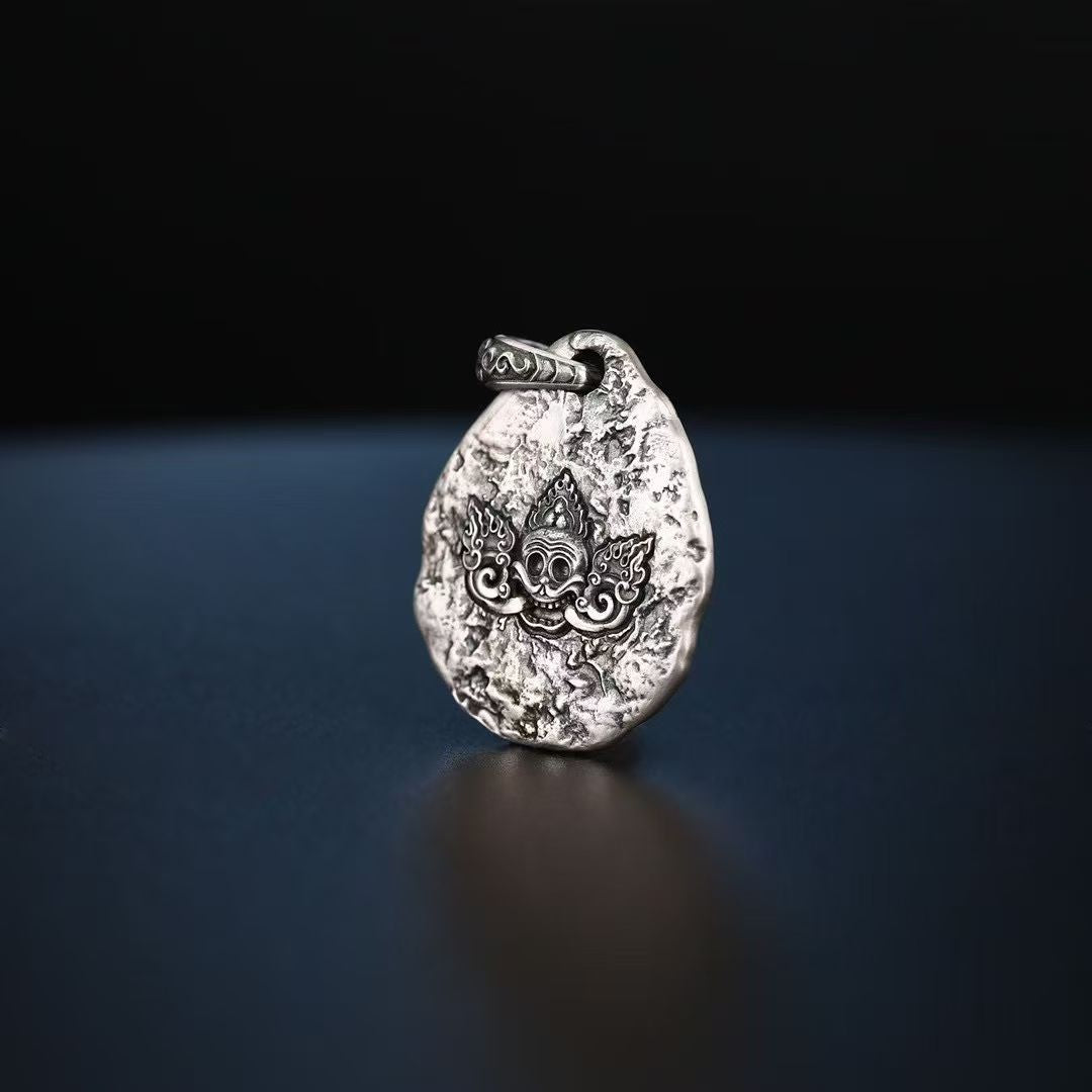 Skull Guardians (Charnel Ground Lords) Pendant in S925 Silver