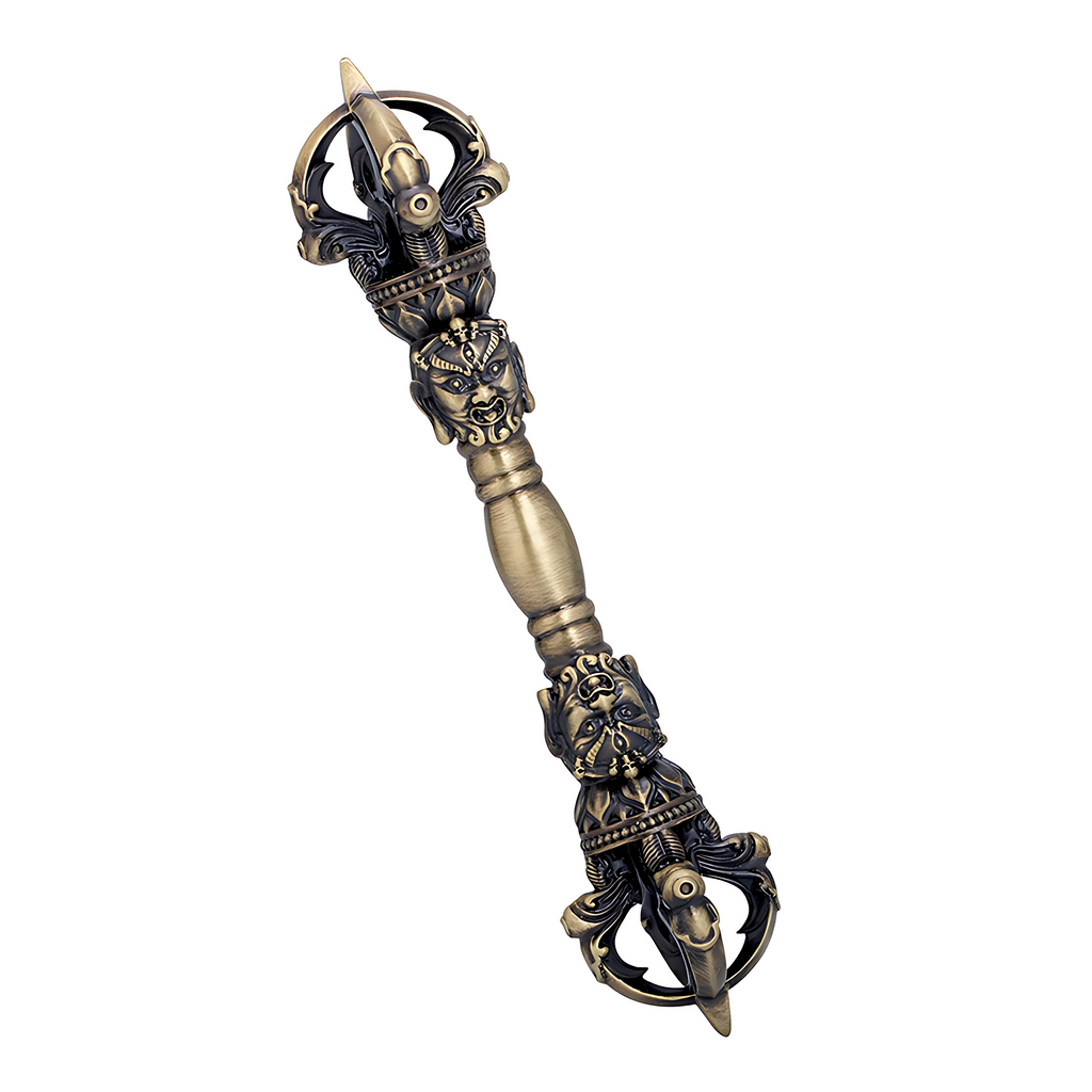 The Ucchuṣma (Hui Ji) Buddha's Five-Pronged Vajra （a divine tool for vanquishing spiritual impurity and negative forces）