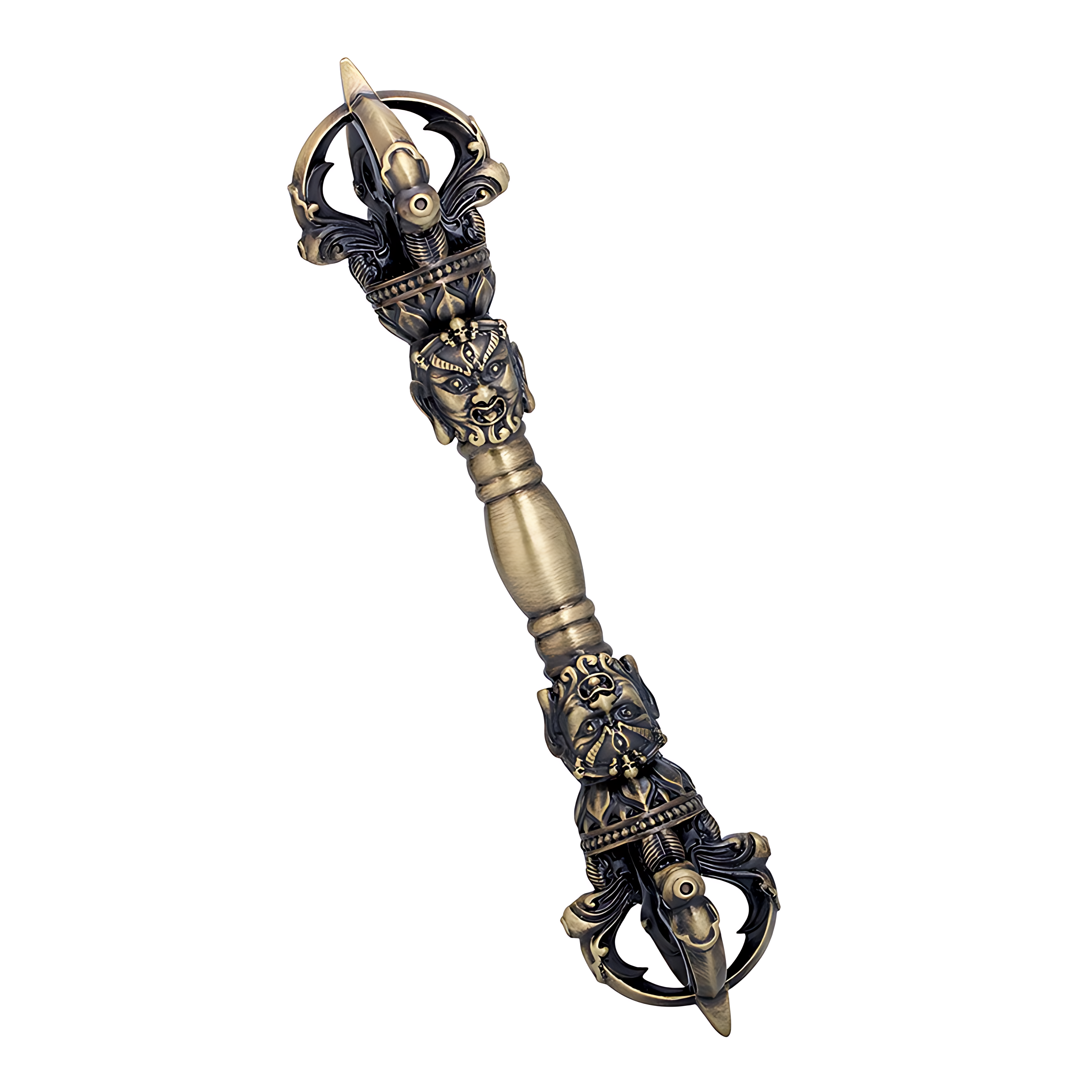 The Ucchuṣma (Hui Ji) Buddha's Five-Pronged Vajra （a divine tool for vanquishing spiritual impurity and negative forces）