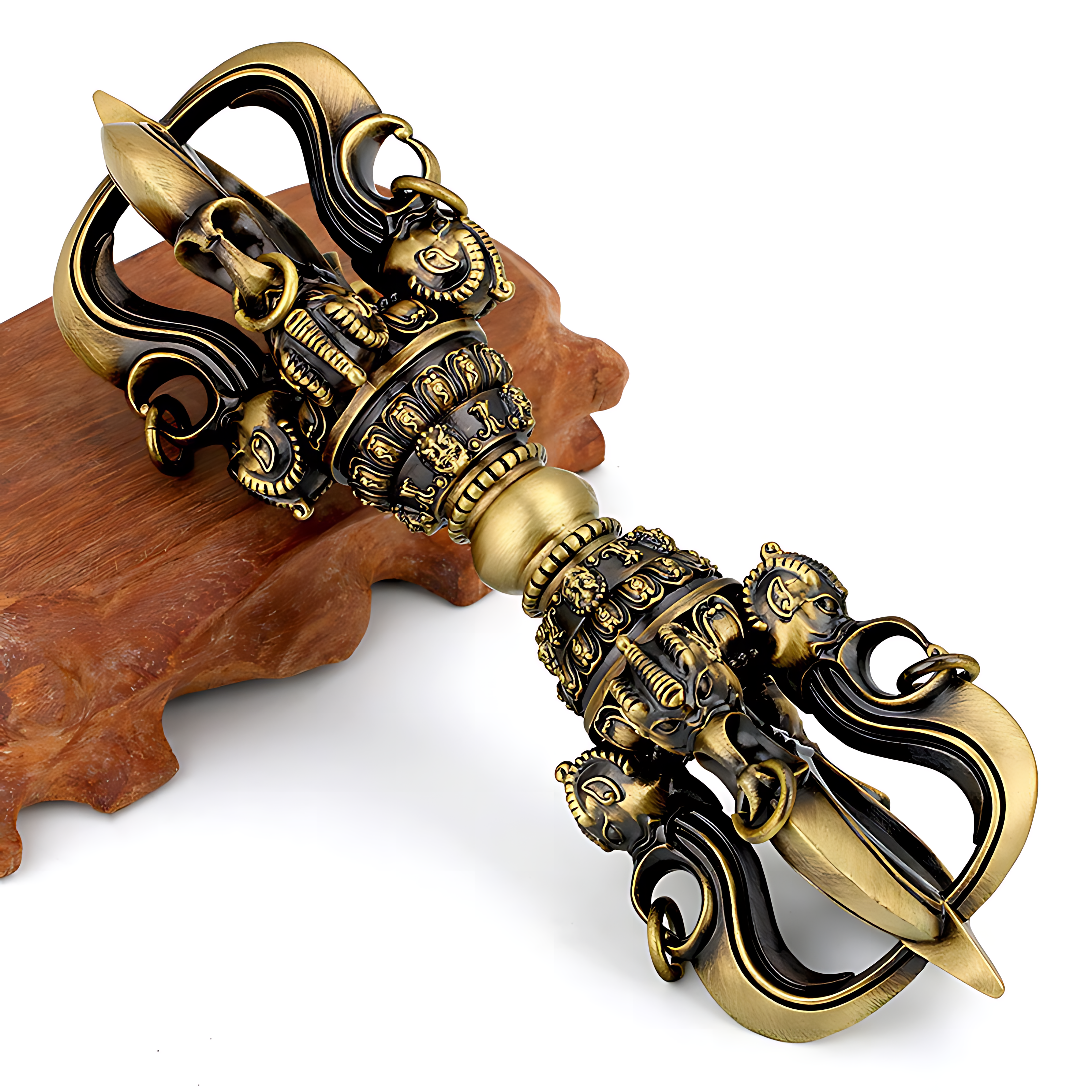 Padmasambhava Five-Pronged Vajra （the legendary scepter of the Second Buddha, subjugating obstacles and igniting wisdom）