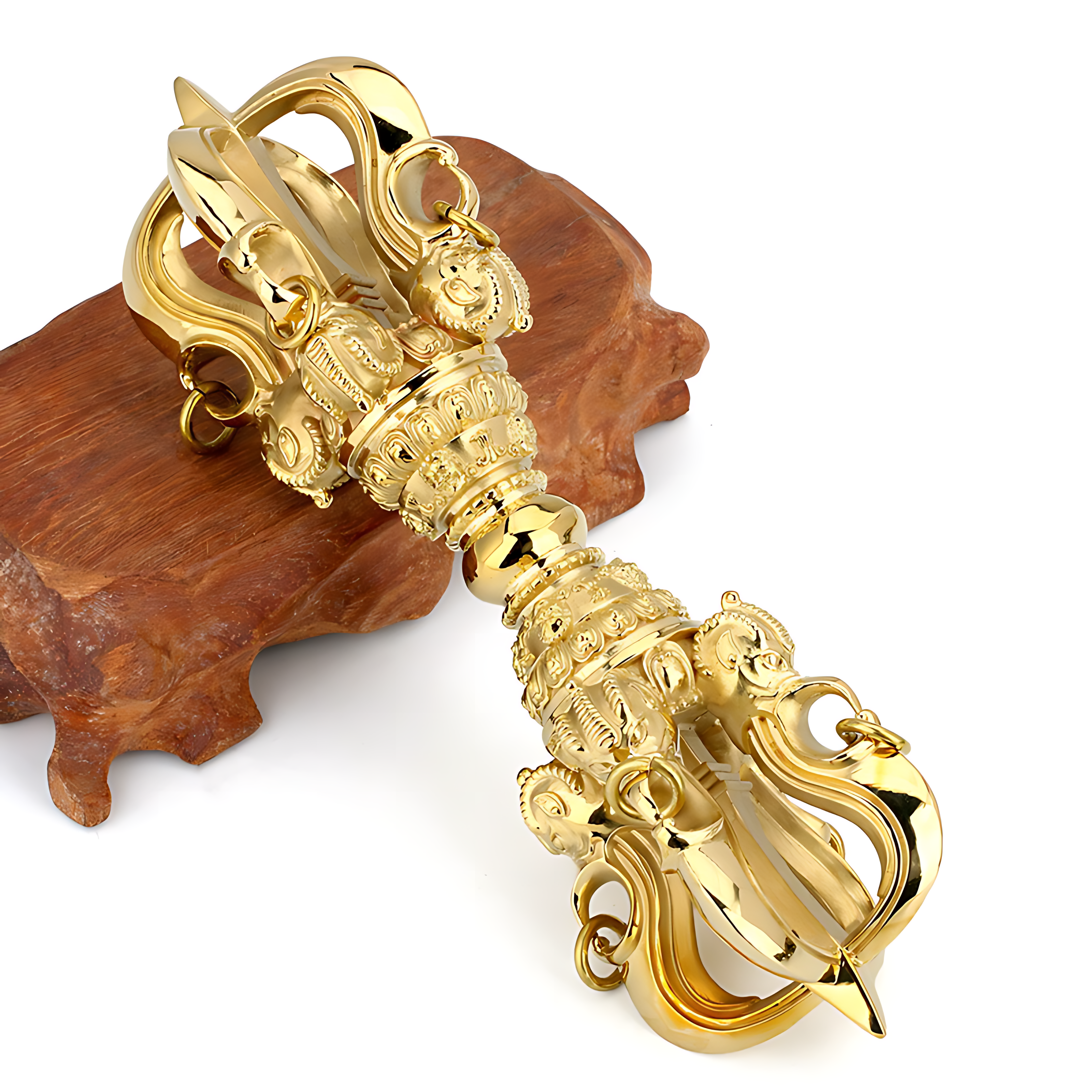 Padmasambhava Five-Pronged Vajra （the legendary scepter of the Second Buddha, subjugating obstacles and igniting wisdom）