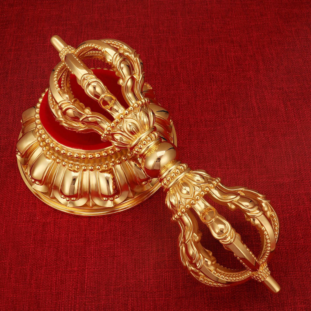 The Colossal Nine-Pronged Vajra Monarch (an epic-scale scepter of divine authority, ruling over the spiritual realm)