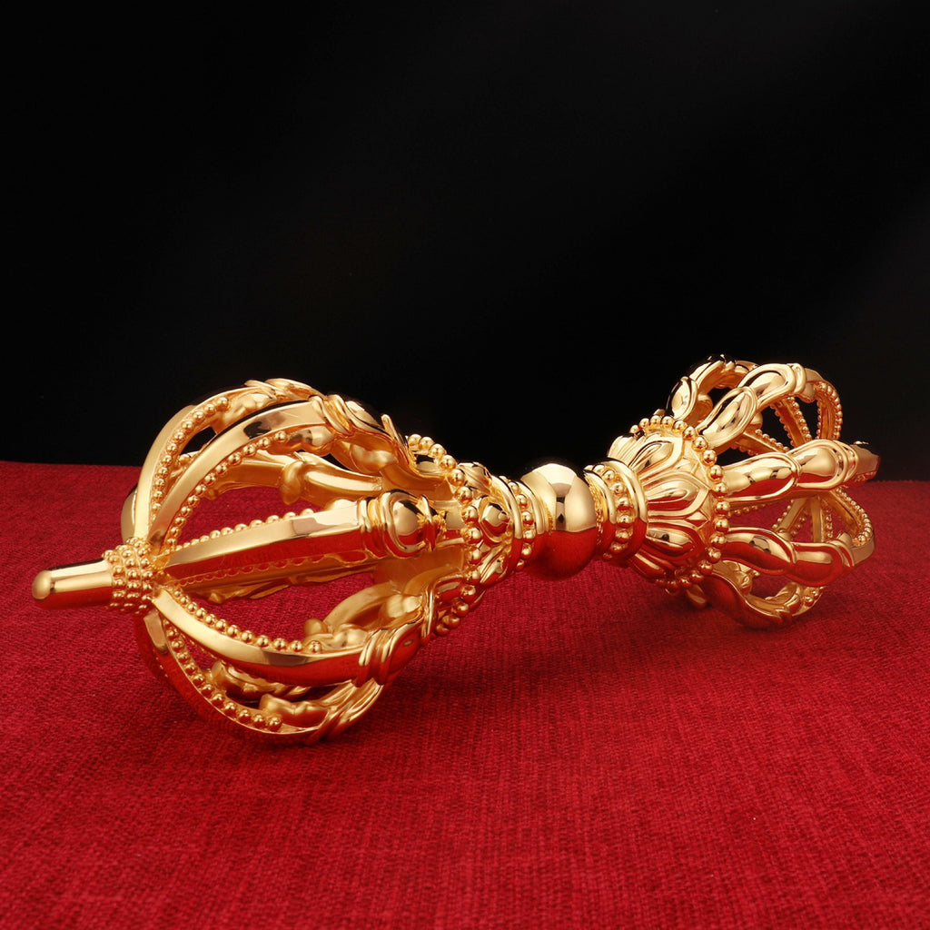 The Colossal Nine-Pronged Vajra Monarch (an epic-scale scepter of divine authority, ruling over the spiritual realm)