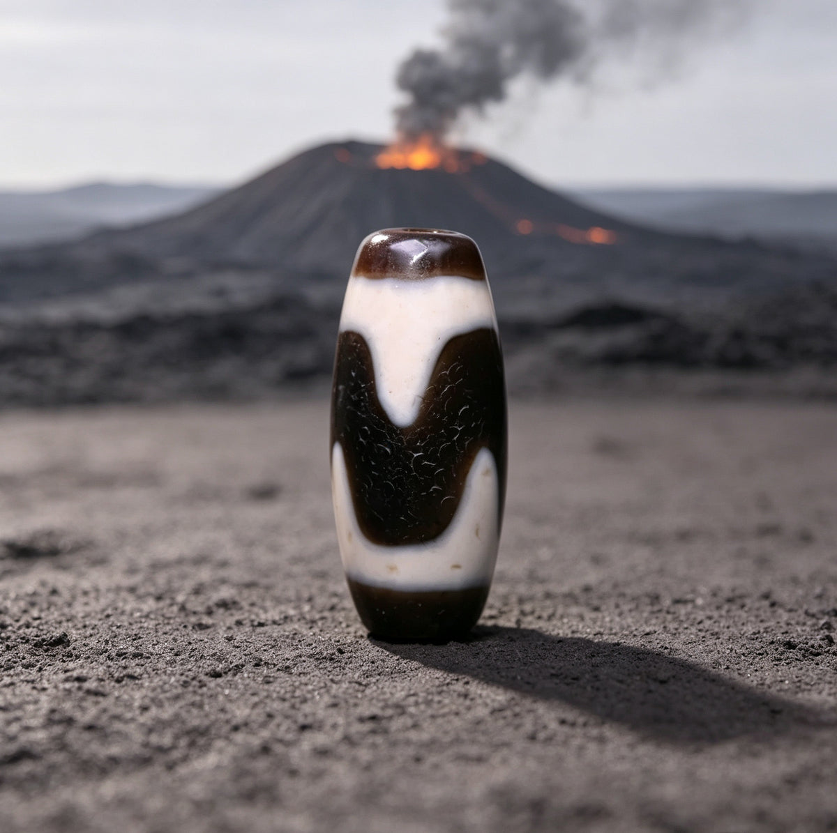 Tiger Stripe Dzi Bead : The Ancient Talisman Embodying Feline Power