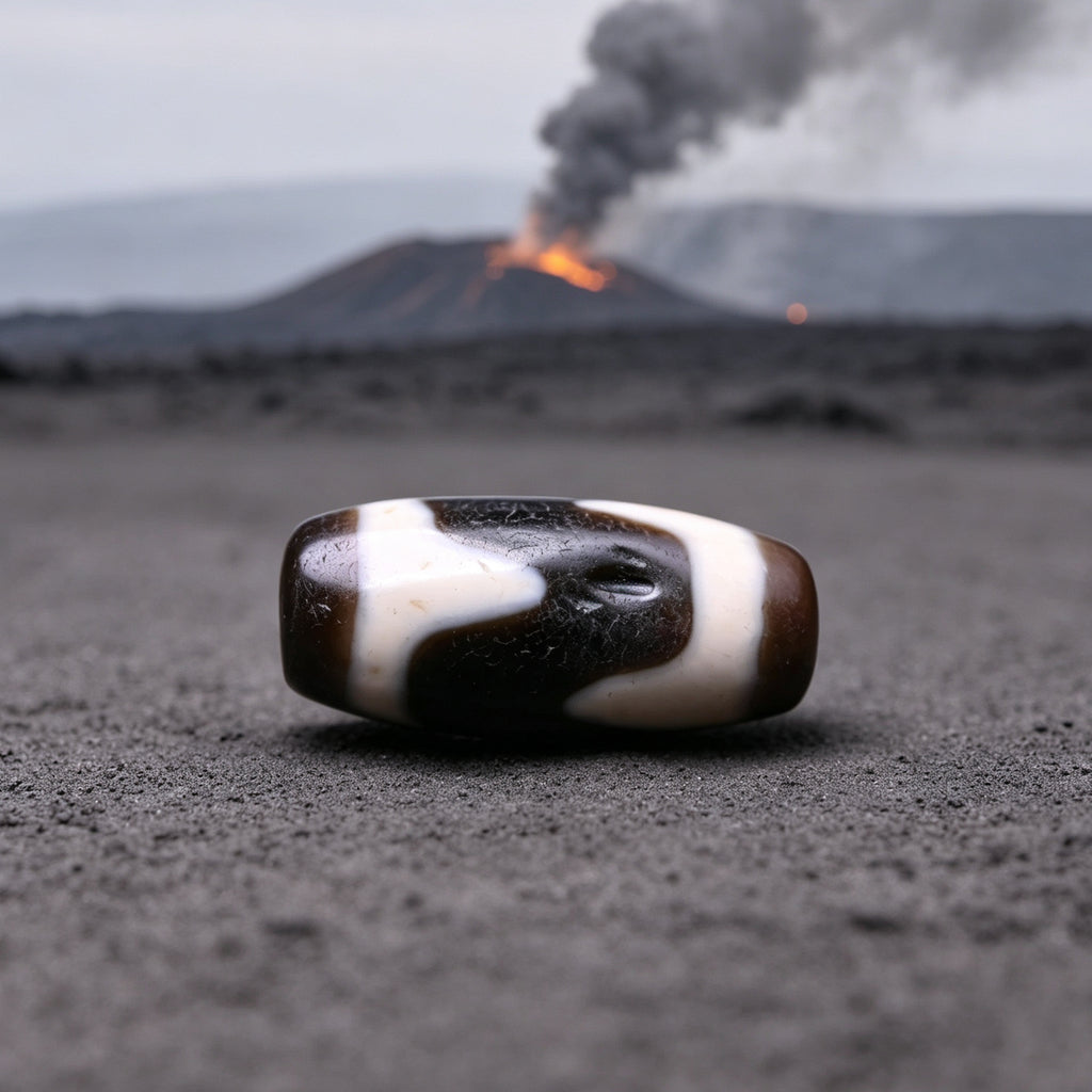 Tiger Stripe Dzi Bead : The Ancient Talisman Embodying Feline Power