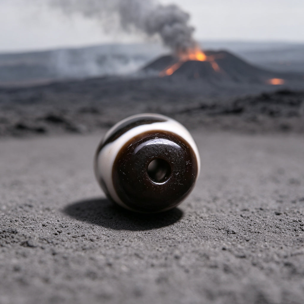 Tiger Stripe Dzi Bead : The Ancient Talisman Embodying Feline Power