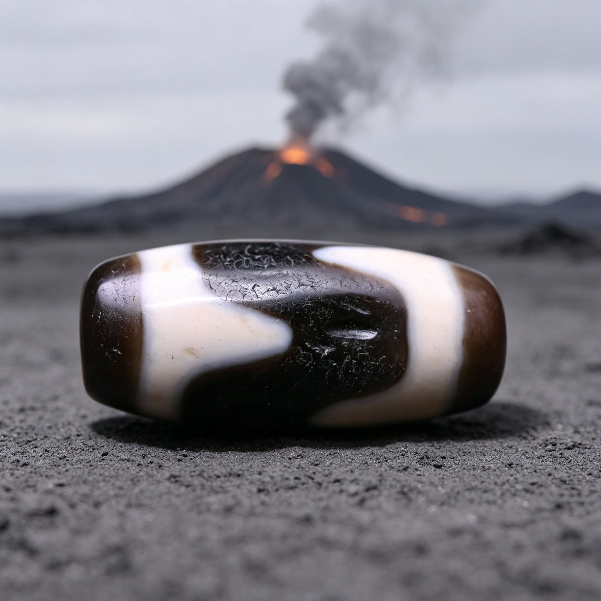Tiger Stripe Dzi Bead : The Ancient Talisman Embodying Feline Power