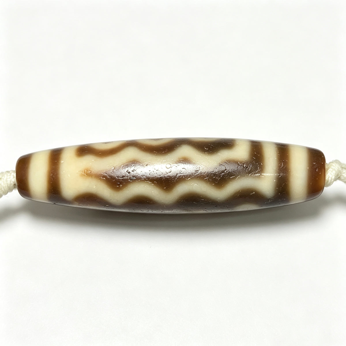Seven-Eyed Dzi Bead Artisanal Dzi Bead - Quality Hand-Finished Replica (Best Seller)