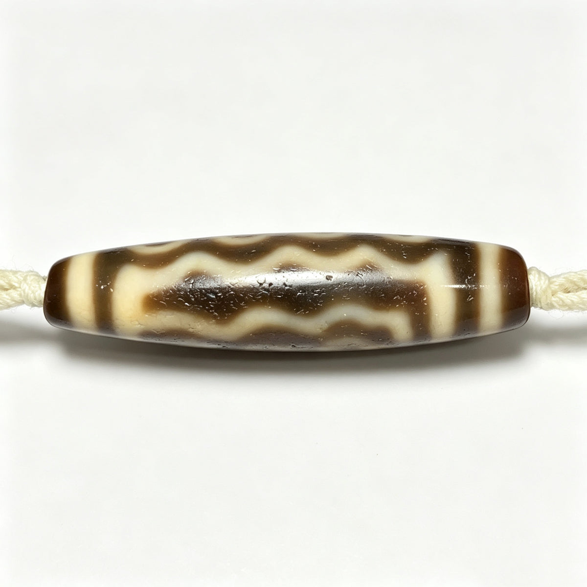 Seven-Eyed Dzi Bead Artisanal Dzi Bead - Quality Hand-Finished Replica (Best Seller)