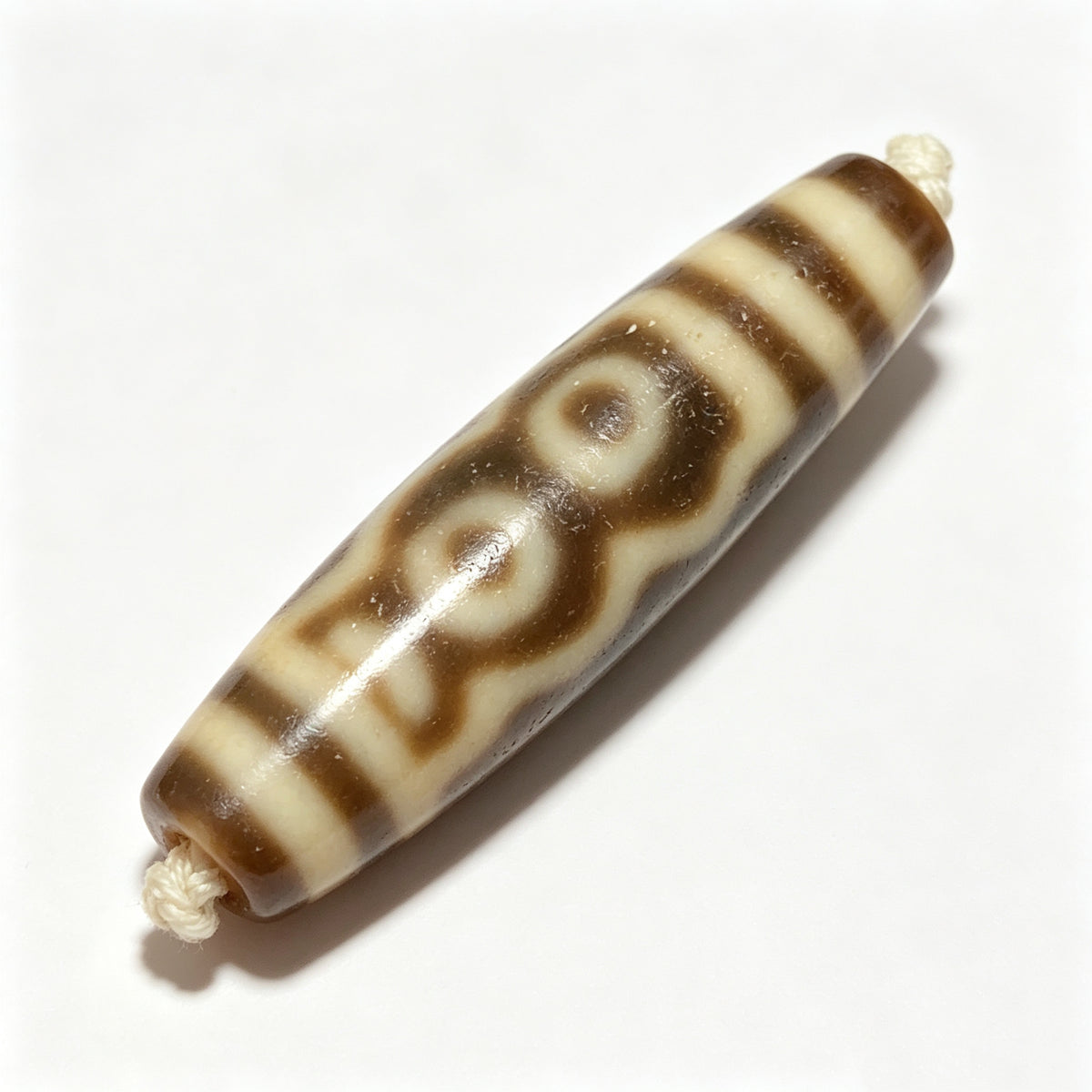 Seven-Eyed Dzi Bead Artisanal Dzi Bead - Quality Hand-Finished Replica (Best Seller)