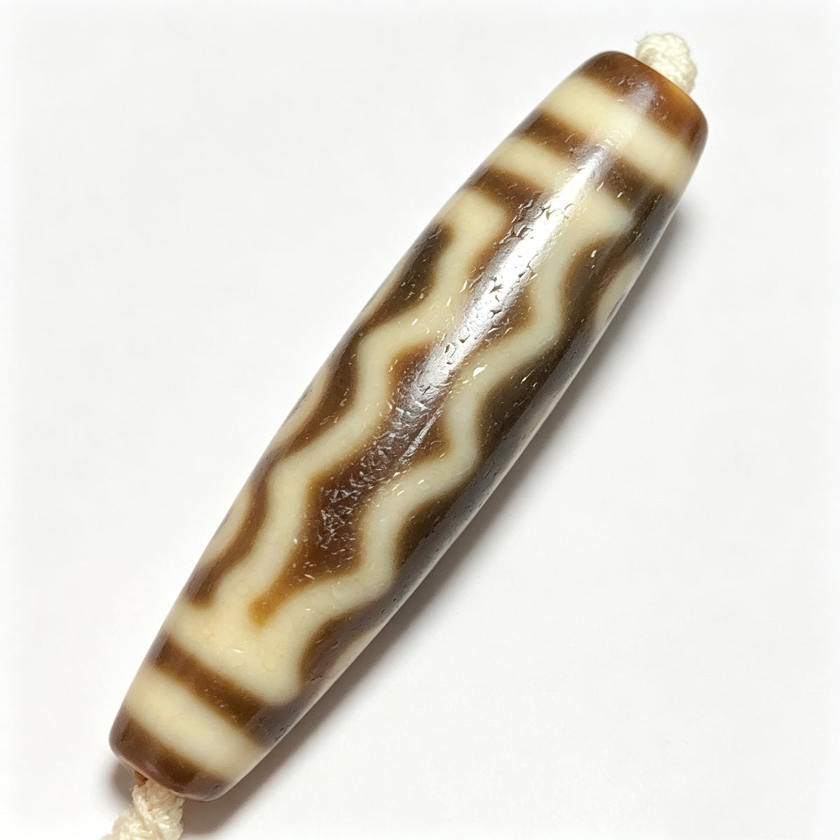 Seven-Eyed Dzi Bead Artisanal Dzi Bead - Quality Hand-Finished Replica (Best Seller)