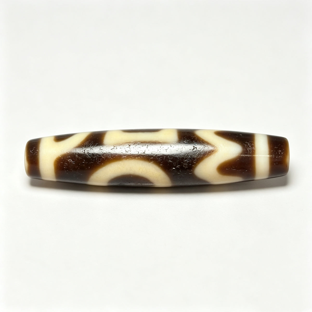 Pacifying, Increasing, Magnetizing, and Subjugating Dzi Bead Artisanal Dzi Bead - Quality Hand-Finished Replica (Best Seller)