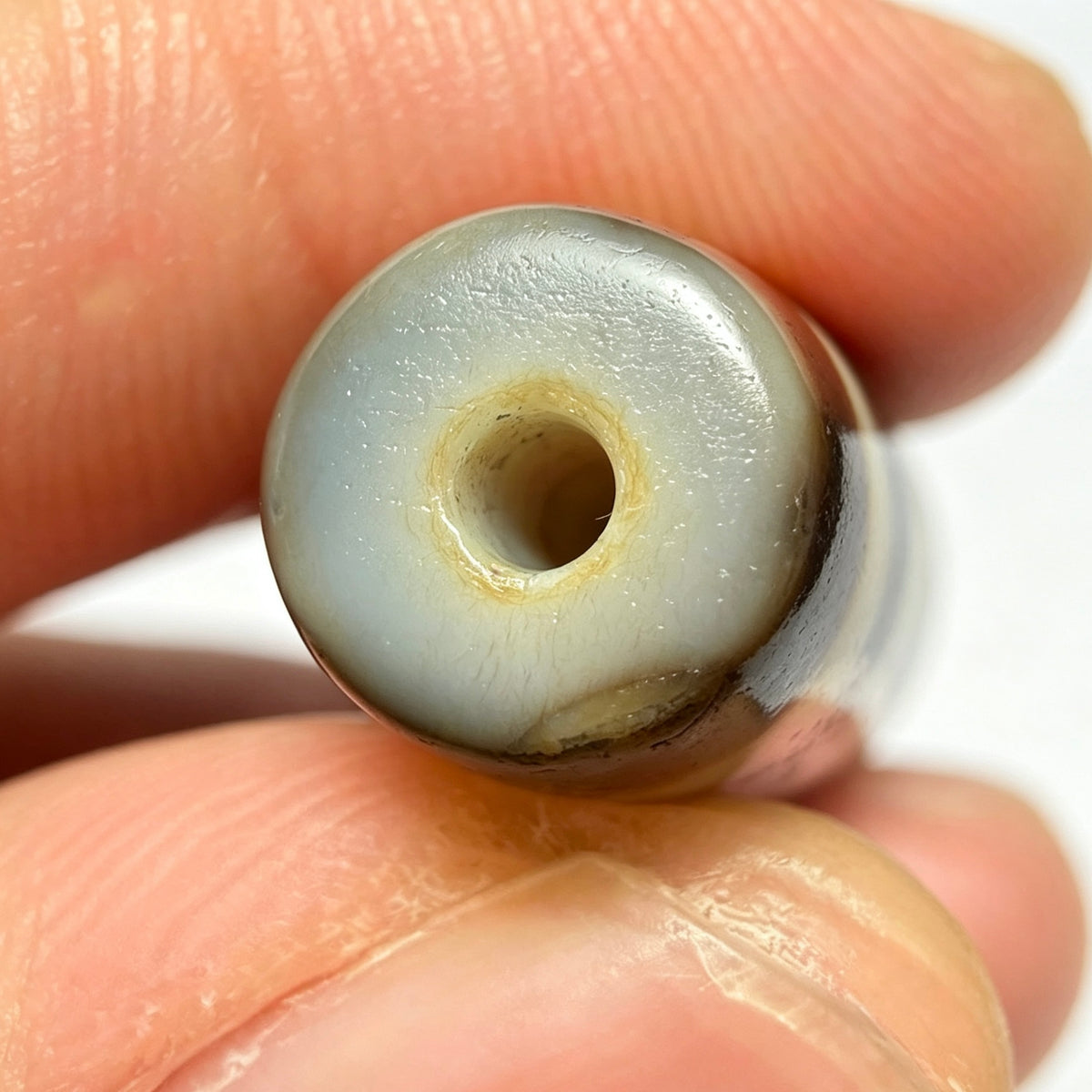Pacifying, Increasing, Magnetizing, and Subjugating Dzi Bead Artisanal Dzi Bead - Quality Hand-Finished Replica (Best Seller)