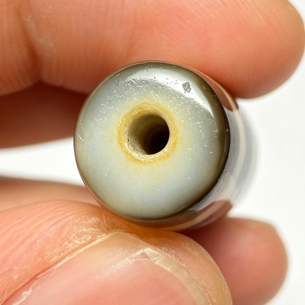 Pacifying, Increasing, Magnetizing, and Subjugating Dzi Bead Artisanal Dzi Bead - Quality Hand-Finished Replica (Best Seller)