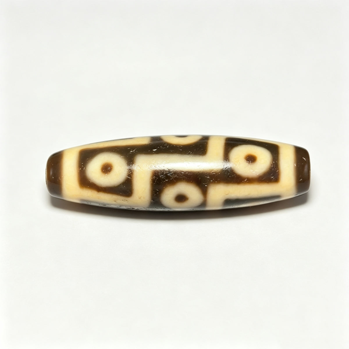 Nine-Eyed Dzi Bead Artisanal Dzi Bead - Quality Hand-Finished Replica (Best Seller)