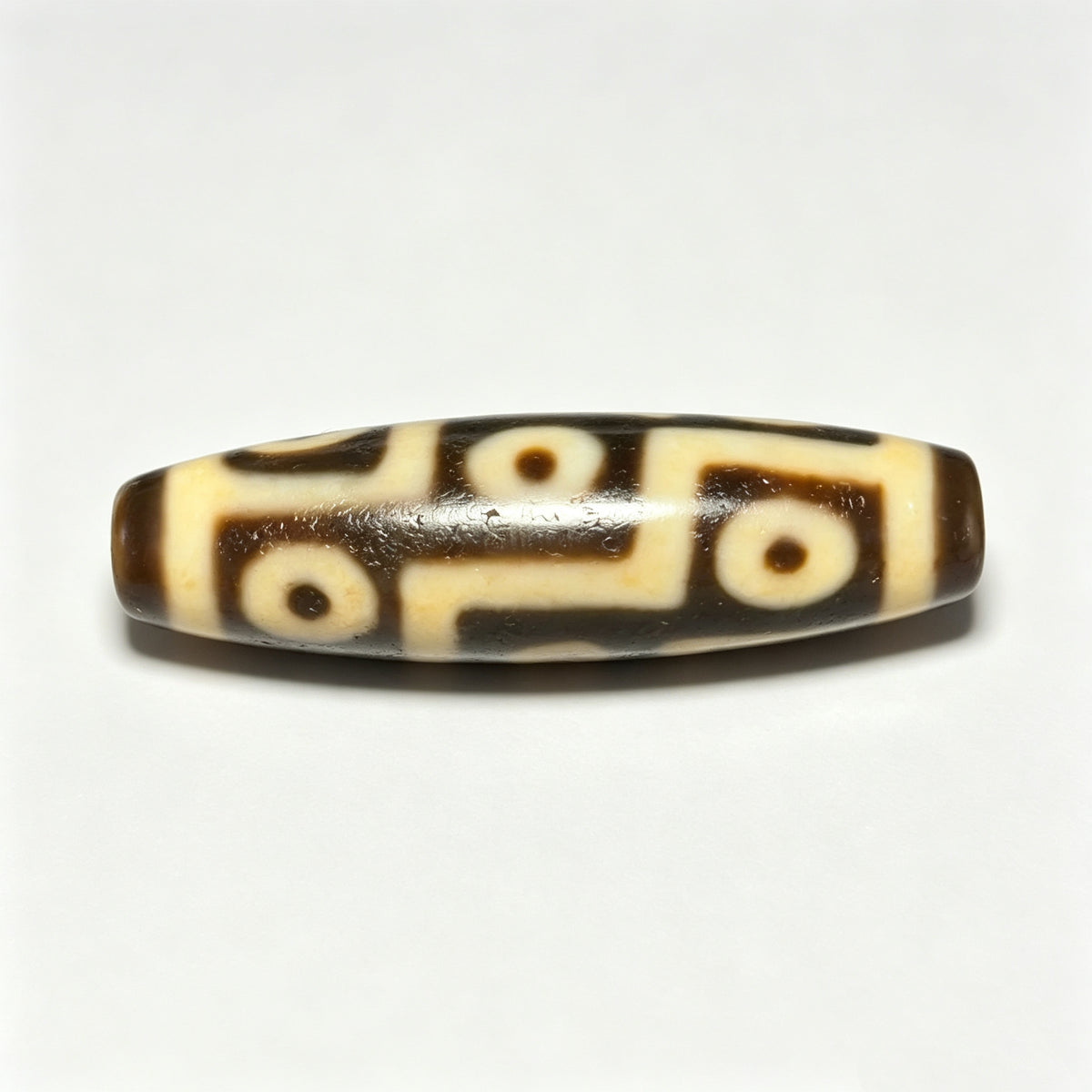 Nine-Eyed Dzi Bead Artisanal Dzi Bead - Quality Hand-Finished Replica (Best Seller)