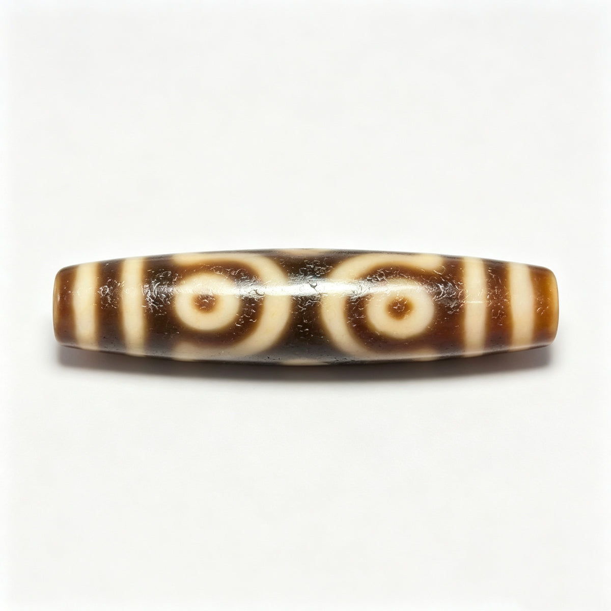 Six-Eyed Dzi Bead Artisanal Dzi Bead - Quality Hand-Finished Replica (Best Seller)