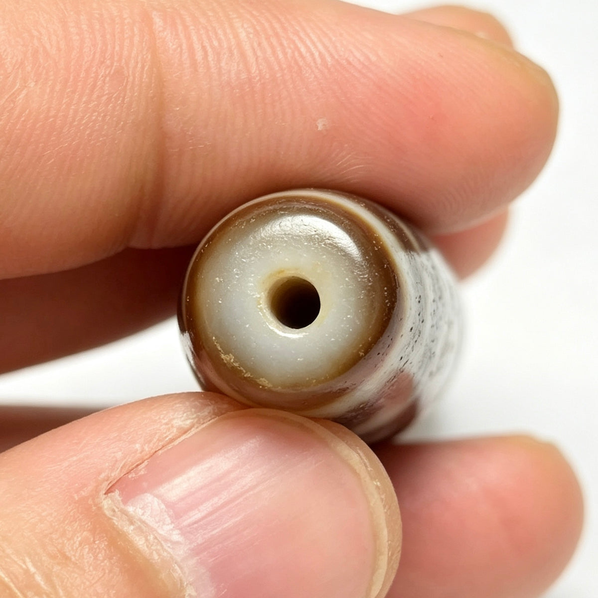 Six-Eyed Dzi Bead Artisanal Dzi Bead - Quality Hand-Finished Replica (Best Seller)