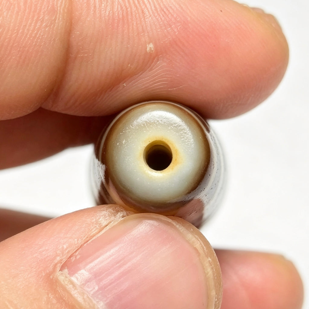 Six-Eyed Dzi Bead Artisanal Dzi Bead - Quality Hand-Finished Replica (Best Seller)