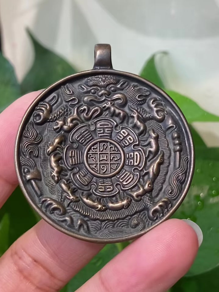 Bronze Nine Palaces & Bagua Plate (Entry-Level Special Offer)